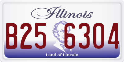 IL license plate B256304