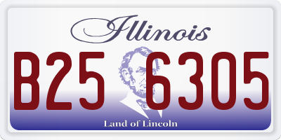 IL license plate B256305