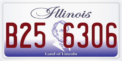IL license plate B256306