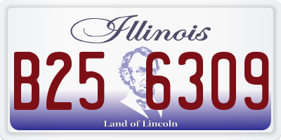 IL license plate B256309
