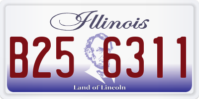 IL license plate B256311