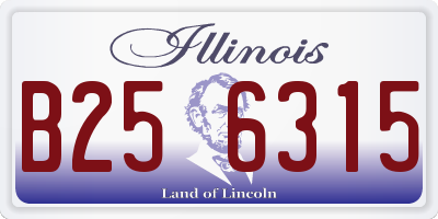 IL license plate B256315