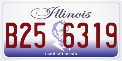 IL license plate B256319