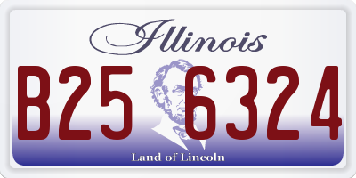 IL license plate B256324