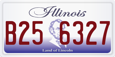 IL license plate B256327