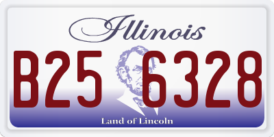 IL license plate B256328