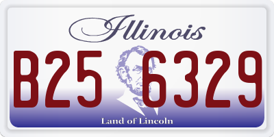IL license plate B256329