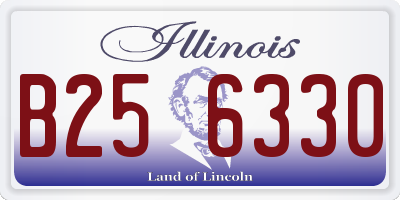 IL license plate B256330