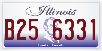 IL license plate B256331