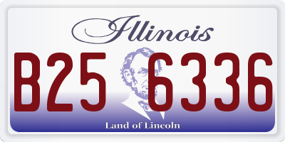 IL license plate B256336