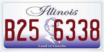 IL license plate B256338
