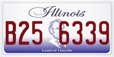 IL license plate B256339