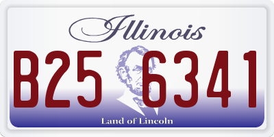 IL license plate B256341