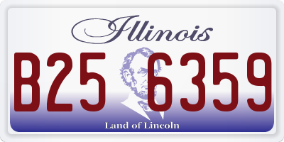 IL license plate B256359