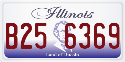 IL license plate B256369
