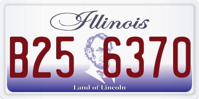 IL license plate B256370