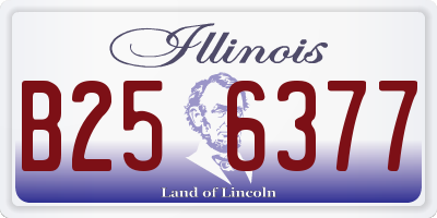 IL license plate B256377
