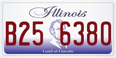 IL license plate B256380