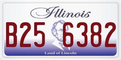 IL license plate B256382