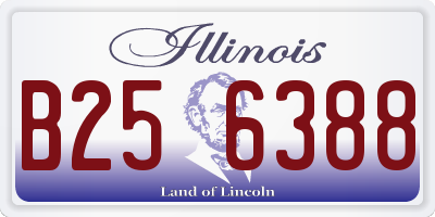 IL license plate B256388