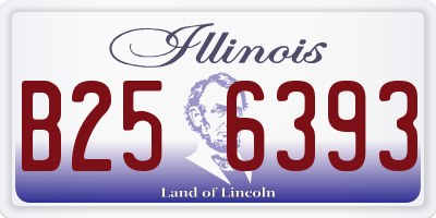 IL license plate B256393