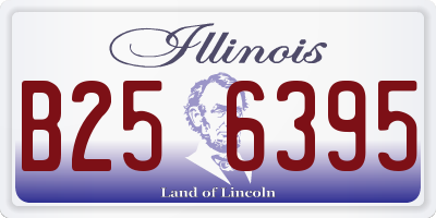 IL license plate B256395