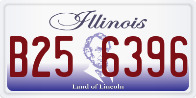 IL license plate B256396
