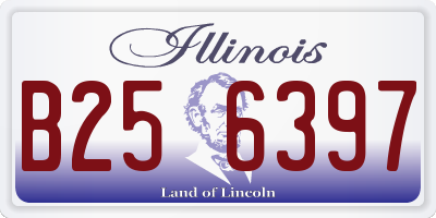 IL license plate B256397