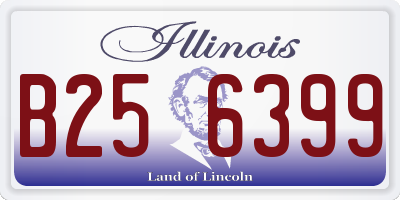 IL license plate B256399