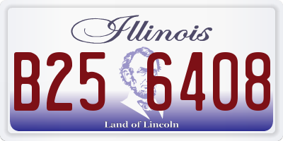 IL license plate B256408