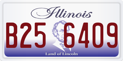 IL license plate B256409