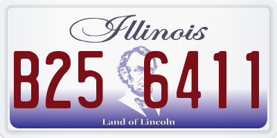IL license plate B256411