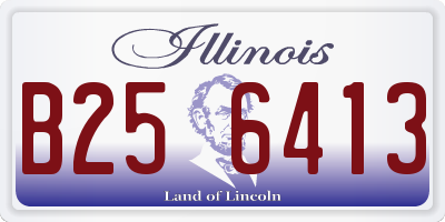 IL license plate B256413