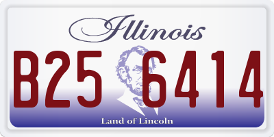 IL license plate B256414