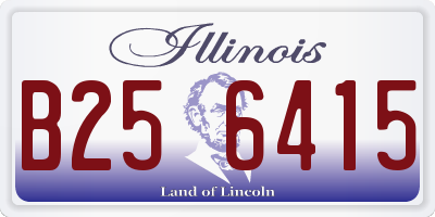 IL license plate B256415