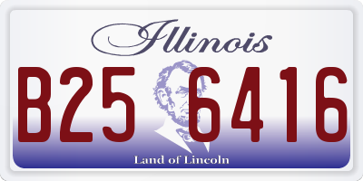 IL license plate B256416