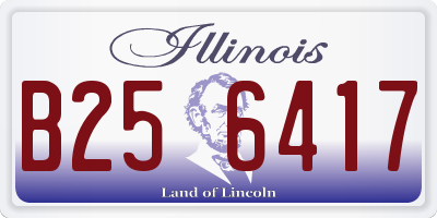 IL license plate B256417