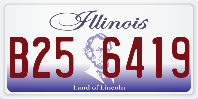 IL license plate B256419