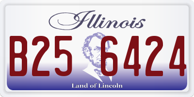 IL license plate B256424