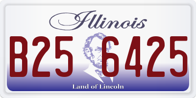 IL license plate B256425