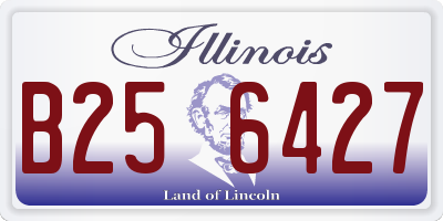 IL license plate B256427