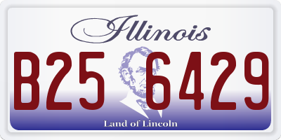 IL license plate B256429