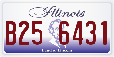 IL license plate B256431
