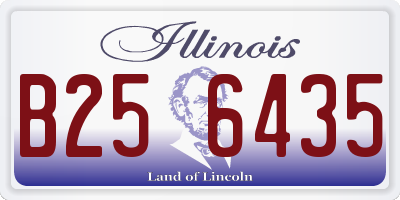 IL license plate B256435