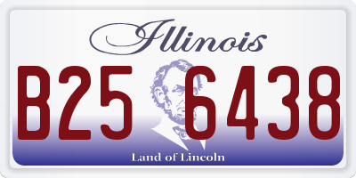 IL license plate B256438