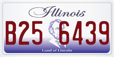 IL license plate B256439