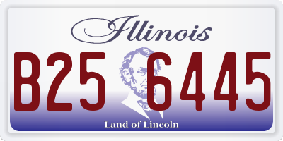 IL license plate B256445
