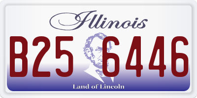 IL license plate B256446