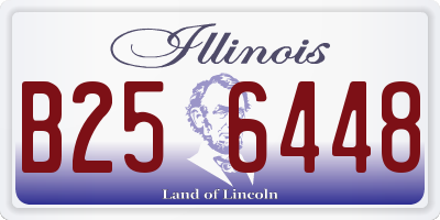 IL license plate B256448