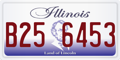 IL license plate B256453
